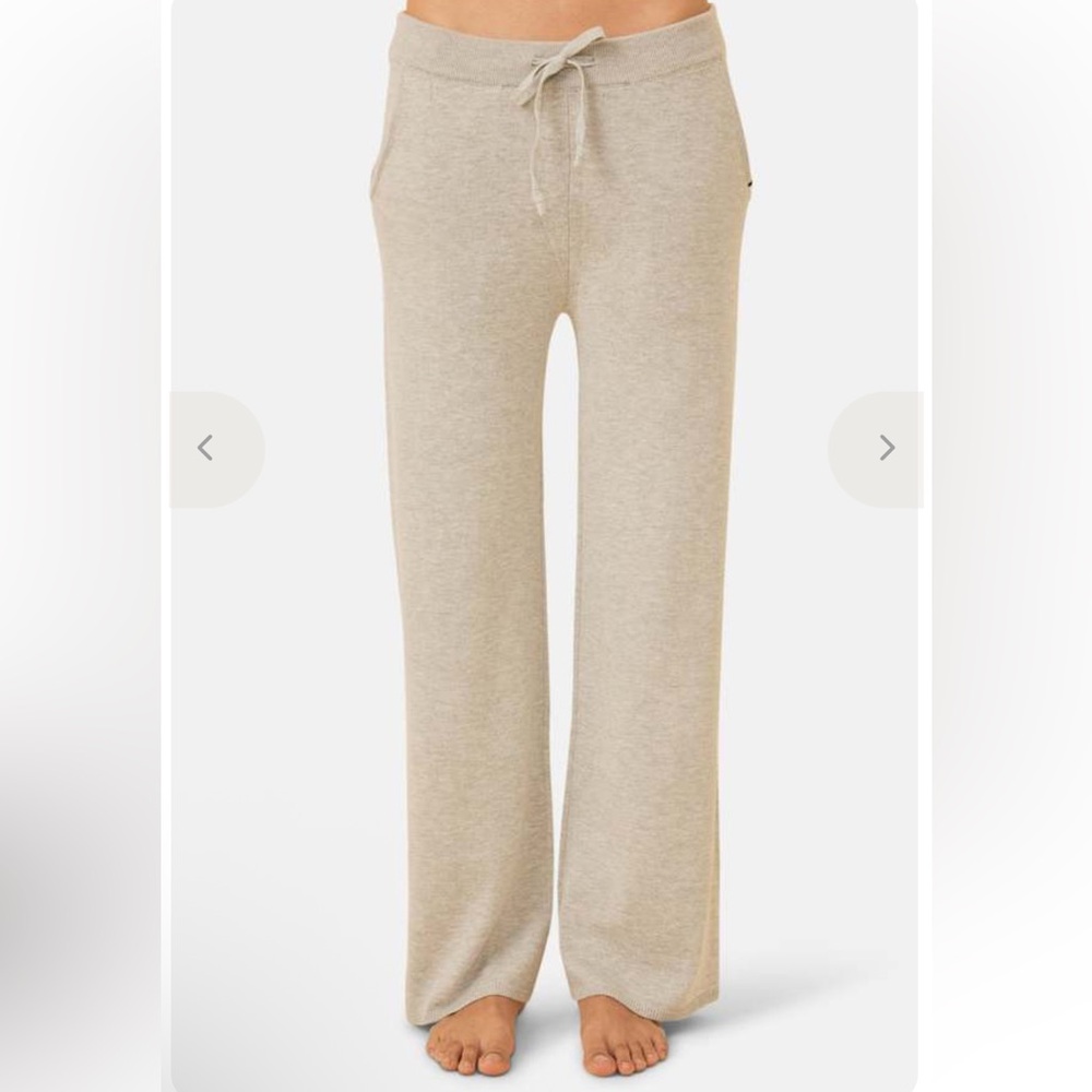 One Grey Day Linen Blend Pants